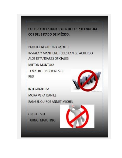 Restricciones de red Michel