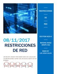 RESTRICCIONES DE RED