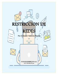 Restriccion de redes