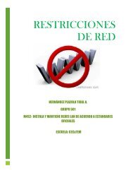 Restricciones de red
