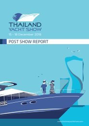 Thailand Yacht Show Post Show Report