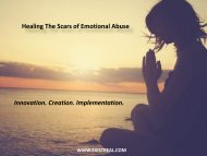 Healing The Scars of Emotional Abuse - Positive Living Courses 
