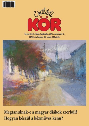 Családi Kör, 2017. november 9.