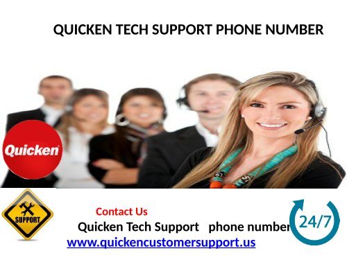 you can take Quicken Contact Number from the proficient experts 