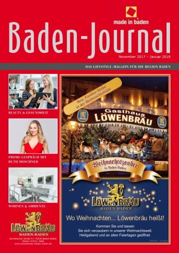 Baden-Journal November 2017 - Januar 2018
