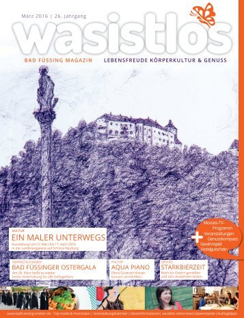 wasistlos Bad Füssing Magazin März 2016