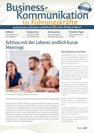 Endlich kurze Meetings