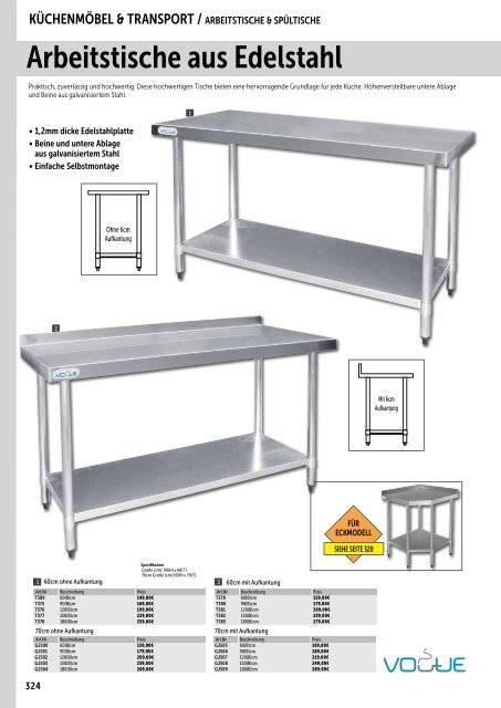 Küchenmöbel &Transport_echsle gastro Katalog