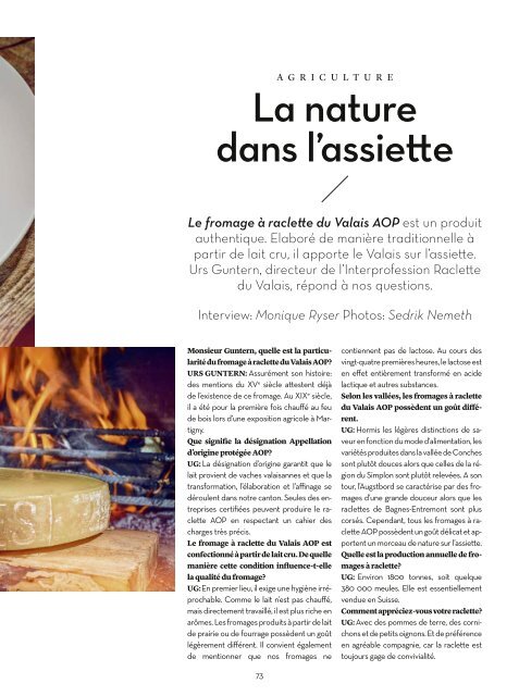 Magazine Valais - Novembre 2017