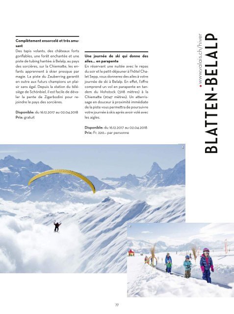 Magazine Valais - Novembre 2017