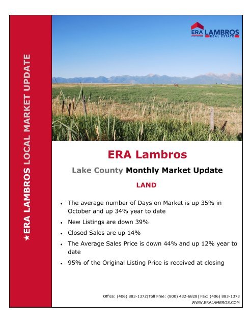 Lake County Land Market Update - October 2017