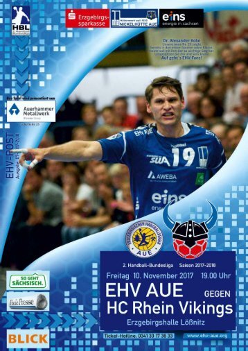 EHV-Post: EHV Aue gegen HC Rhein Vikings