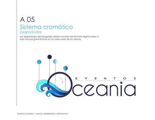 Manual de Identidad Eventos Oceania