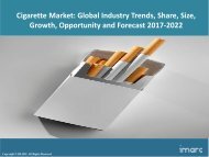 Global Cigarette Market Share, Size and Forecast 2017-2022