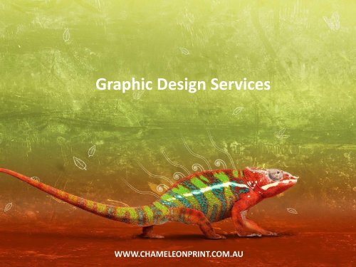 Graphic Design Services - Chameleon Print Group