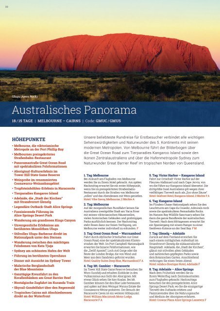 2018-AAT Kings Gruppenreisen in Australien und Neuseeland