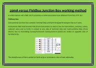 20mA versus Fieldbus Junction Box working method