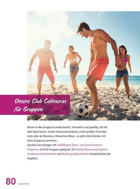 Club Calimera Katalog 2018