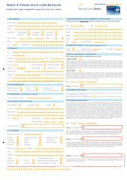 Modulo di richiesta carta di credito Barclaycard Barclaycard Classic