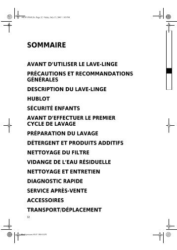 KitchenAid EXCEL WAE 1600 SIL - EXCEL WAE 1600 SIL FR (855488303000) Mode d'emploi