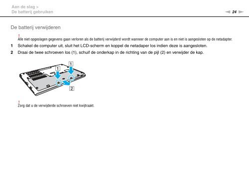 Sony VPCSA4C5E - VPCSA4C5E Istruzioni per l'uso Olandese