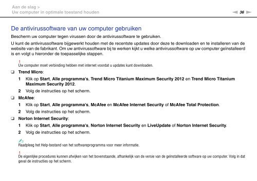 Sony VPCSA4C5E - VPCSA4C5E Istruzioni per l'uso Olandese