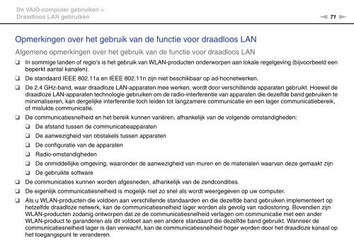 Sony VPCSA4C5E - VPCSA4C5E Istruzioni per l'uso Olandese