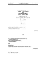 tarifvertrag - Arbeitsrechtliche Vereinigung Hamburg eV