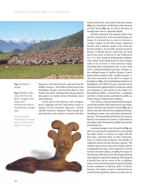 Scythian Culture - Preservation of The Frozen Tombs of The Altai Mountains (UNESCO)