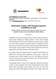 Destination Turkey: TAP Portugal appoints AVIAREPS its GSA