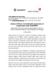 Asiana Airlines - AVIAREPS
