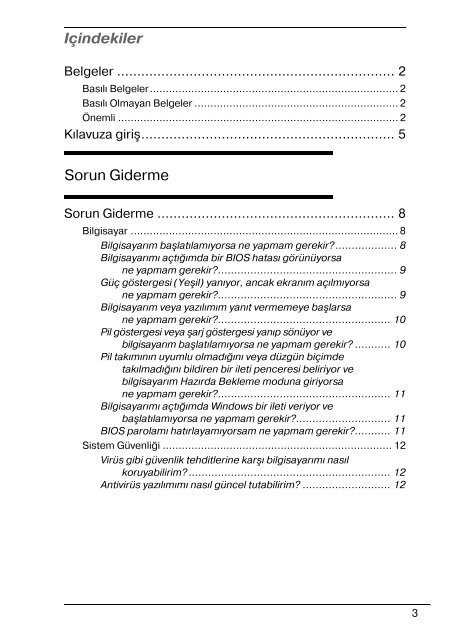 Sony VGN-NR32M - VGN-NR32M Guida alla risoluzione dei problemi Turco