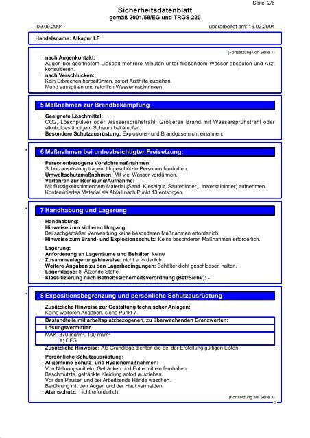 Sicherheitsdatenblatt - basi Schöberl GmbH & Co. KG