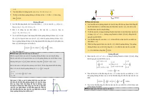 Kỹ năng giải bài toán trắc nghiệm thực tế - Ứng dụng đạo hàm - Ứng dụng hàm số lũy thừa - Hàm mũ và logarit - Khối đa diện - Khối tròn xoay Phương pháp tọa độ trong không gian - Nguyên hàm - tích phân