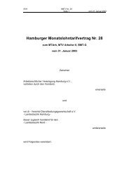 Hamburger Monatslohntarifvertrag Nr. 28 - Arbeitsrechtliche ...
