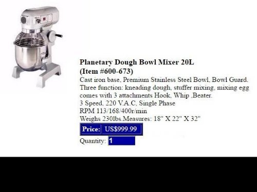 Dough Mixer by ProProcessor