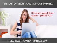 1(844)355-5111 HP Laptop Technical Support Phone Number