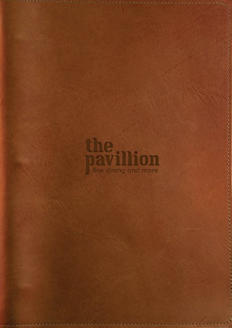 the pavillion menu _ demo 1