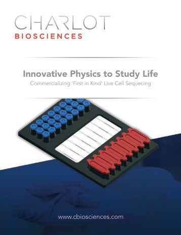 Charlot Biosciences - Customer Brochure