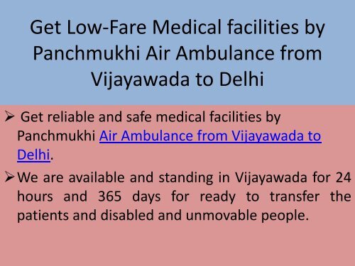 World-Class and Affordable Transfer Medical facilities by Panchmukhi Air Ambulance in Siliguri and Silchar