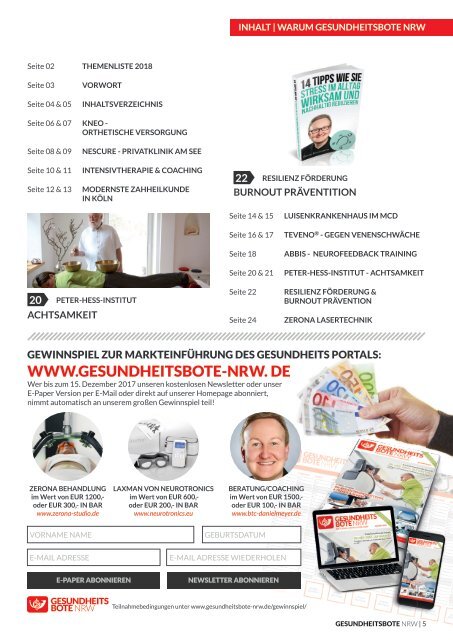 Gesundheitsbote NRW - Musterausgabe