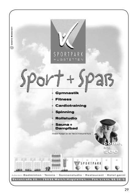 Sport Report - SV Hochdorf - Sonntag 05.11.2017