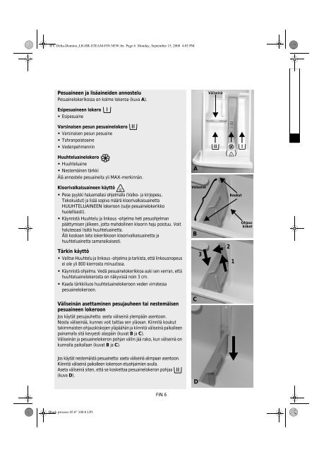 KitchenAid INDIANA 1200 - INDIANA 1200 FI (859235420000) Mode d'emploi