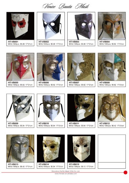 SHENZHEN HUITAI Classic costume Mask