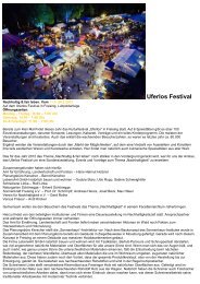 Uferlos Festival - LebensArt GmbH