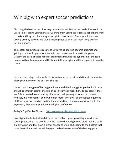 How Our Club Soccer Projections Work