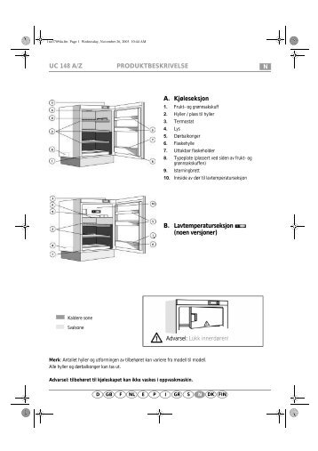 KitchenAid UVI 1341/A+ - UVI 1341/A+ NO (855099601000) Scheda programmi