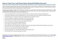 How to Track Your Lost Phone Down Using AVG Mobile Security?