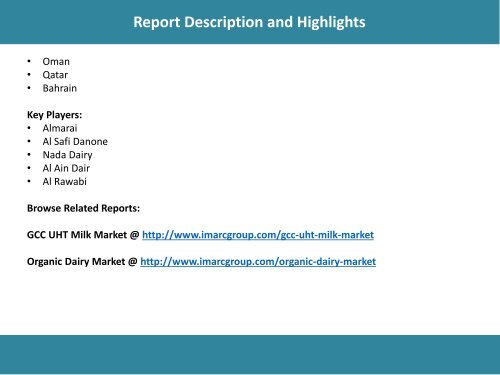 GCC Fresh Milk Market Share, Size and Forecast 2017-2022