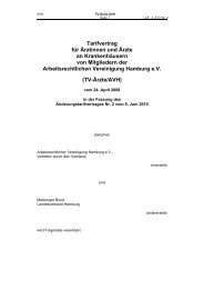 TV-Ärzte/AVH - Arbeitsrechtliche Vereinigung Hamburg eV